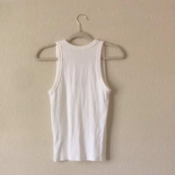 Abercrombie & Fitch Scoop Neck Tank Top Ribbed - Picture 2 of 13